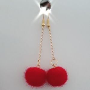 Cherry Red Earrings Christmas/Holiday/Festive